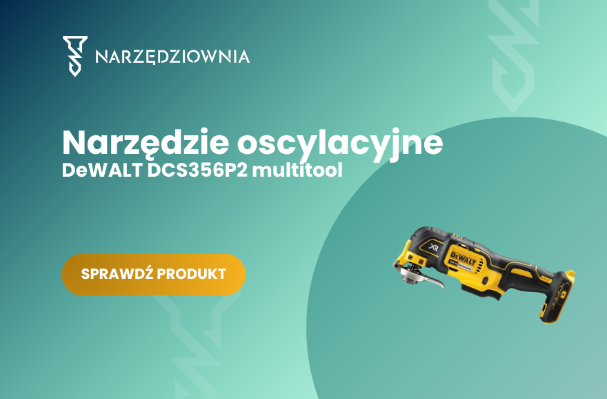 Narzędzie oscylacyjne DeWALT DCS356P2 multitool